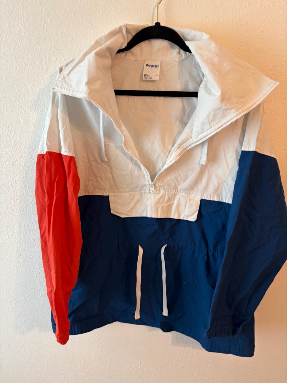 Reebok vintage pullover wind jacket